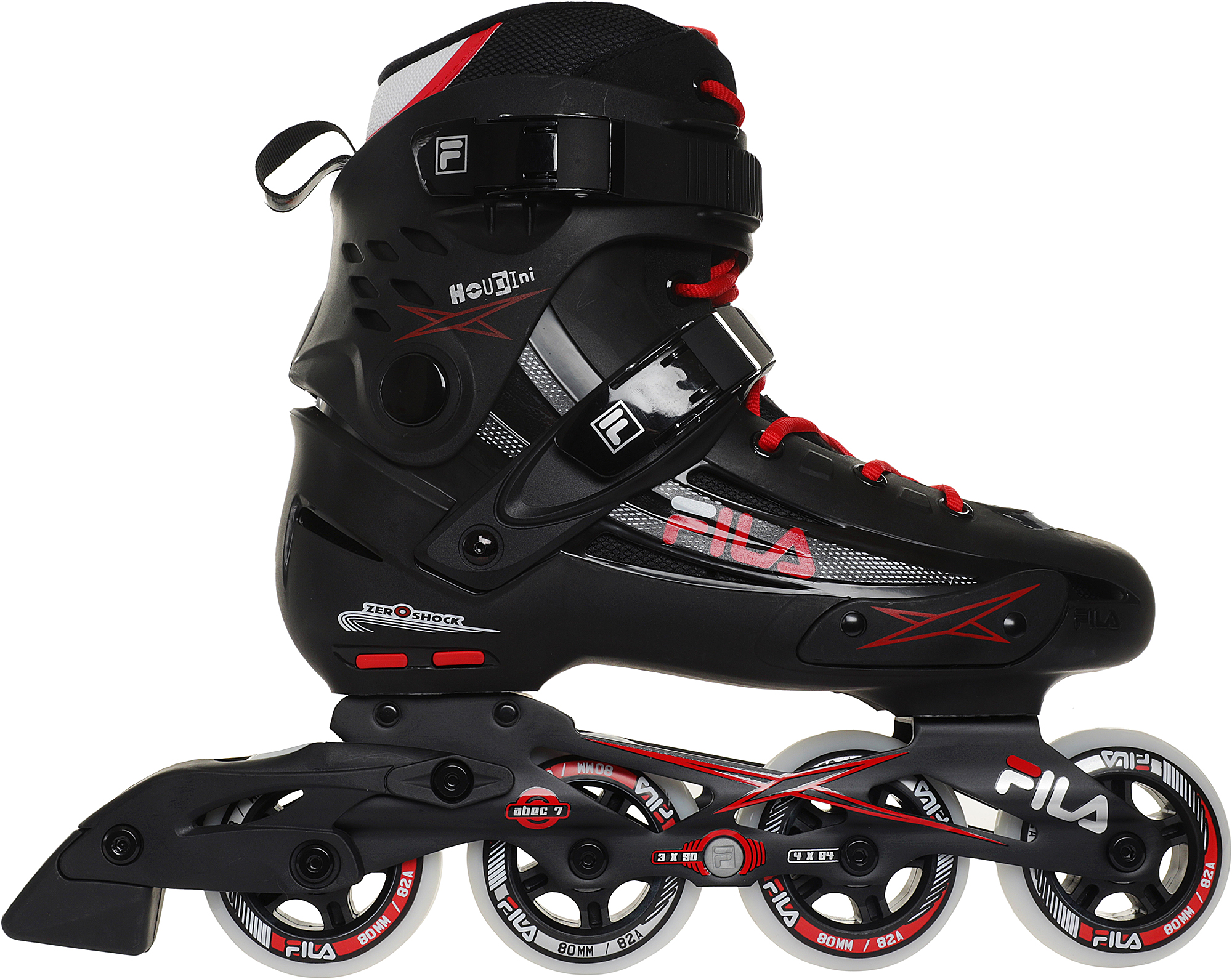 

Роликовые Коньки Fila Houdini 2021 Black/Red (Uk:10), Houdini