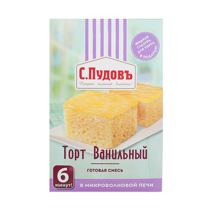 

Торт "С. Пудовъ", ванильный, 290 г