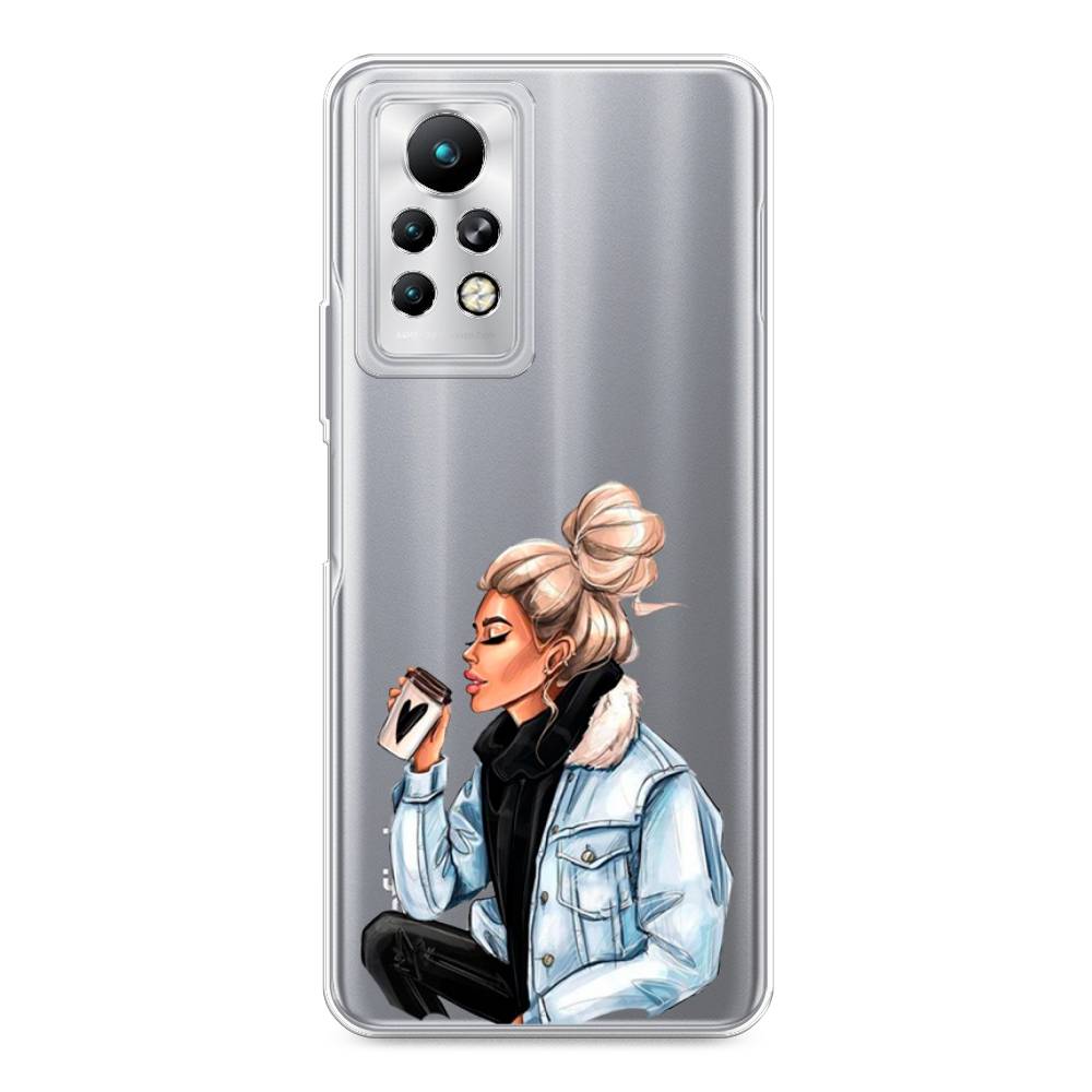 

Чехол Awog на Infinix Note 11 Pro "Cute girl", Разноцветный, 3100550-7