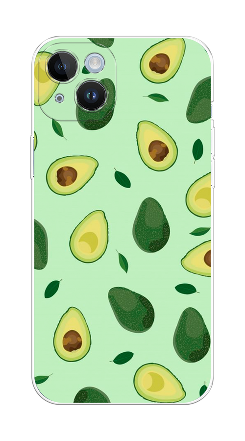 

Чехол на Apple iPhone 14 Plus "Blue avocado", Коричневый;зеленый, 15350-1