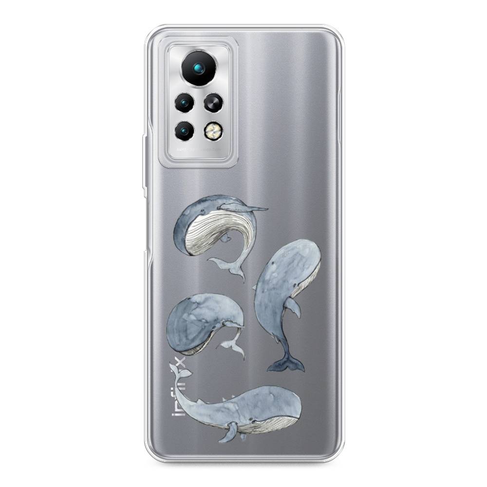 

Чехол Awog на Infinix Note 11 Pro "Киты", Разноцветный, 3100550-1