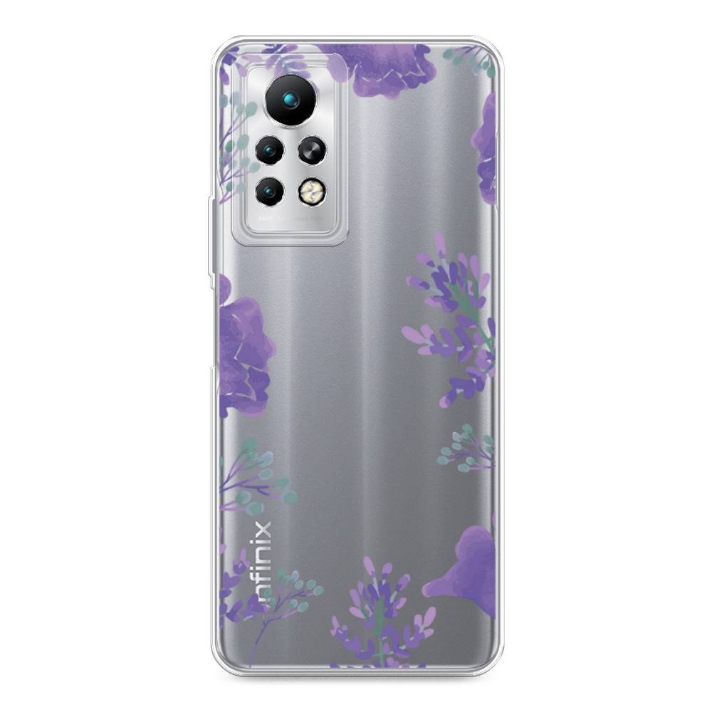 

Чехол Awog на Infinix Note 11 Pro "Сиреневая цветочная рамка", Разноцветный, 3100550-8