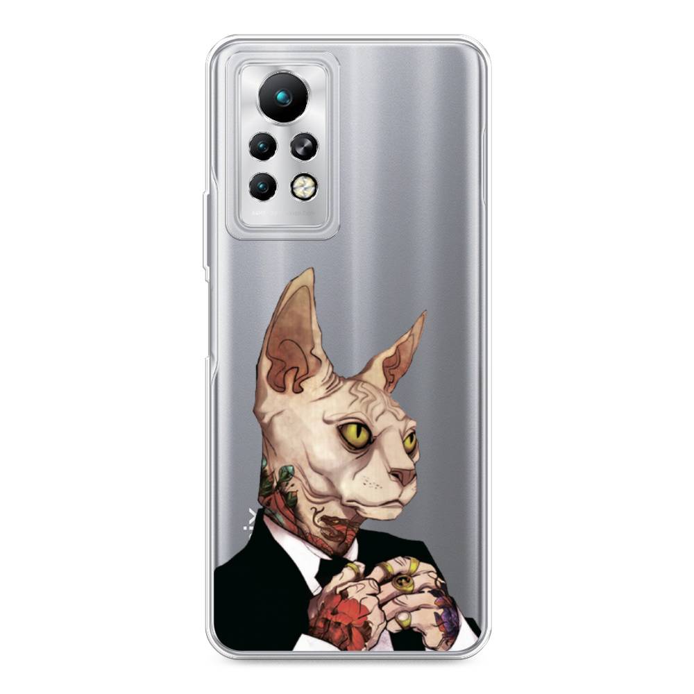 

Чехол Awog на Infinix Note 11 Pro "Татуированный сфинкс", Разноцветный, 3100550-7