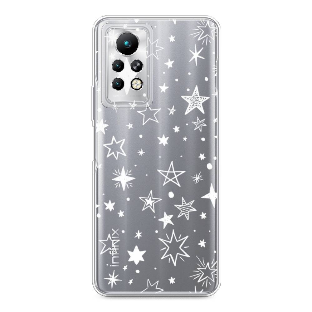 

Чехол Awog на Infinix Note 11 Pro "Звездочки графика белая", Разноцветный, 3100550-7