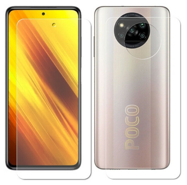 

Гидрогелевая пленка LuxCase для Xiaomi Poco X3 NFC 0.14mm Front and Back Transparent 86532, Xiaomi Poco X3 NFC