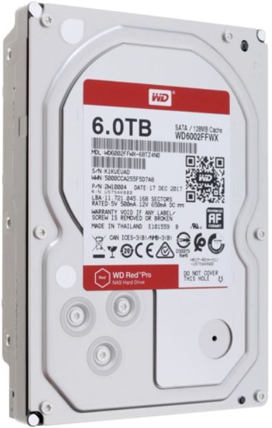 фото Жесткий диск western digital red pro 6tb (wd6002ffwx)