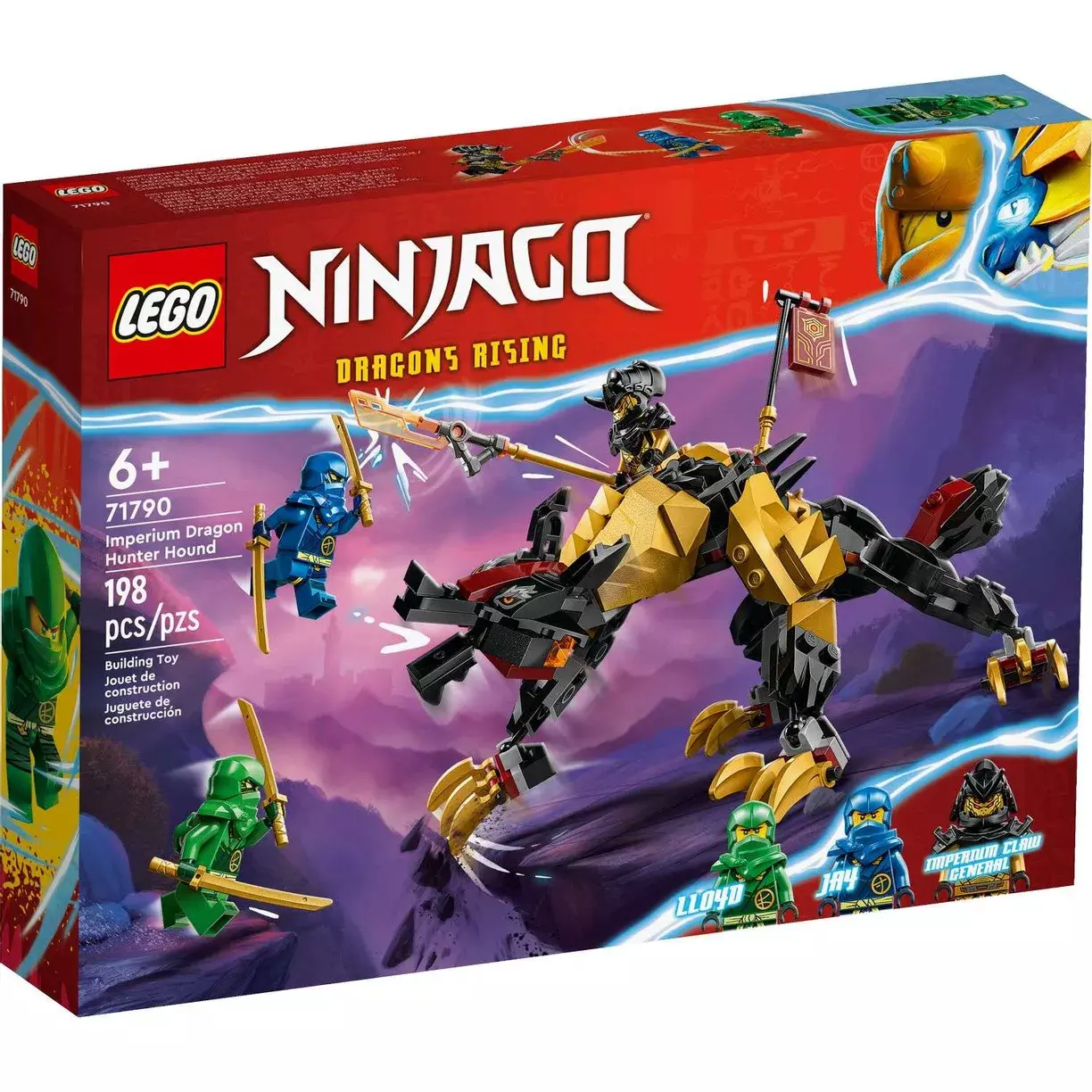 Конструктор LEGO Ninjago 71790 Гончая Имперского охотника на драконов Китай