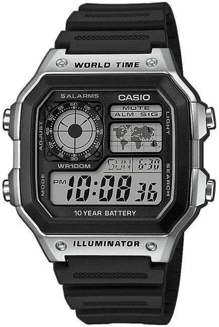 

Наручные часы Casio AE-1200WH-1C, AE-1200WH-1C