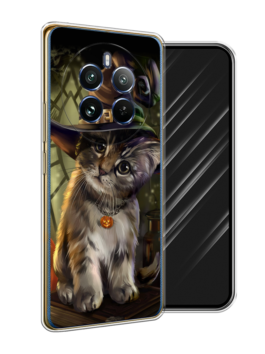 

Чехол Awog на Realme 12 Pro/Realme 12 Pro Plus "Кот на Хэллоуин", Зеленый;серый, 2516250-1