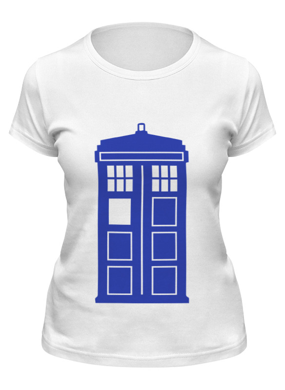 

Футболка женская Printio Tardis (тардис) белая 2XL, Белый, Tardis (тардис)