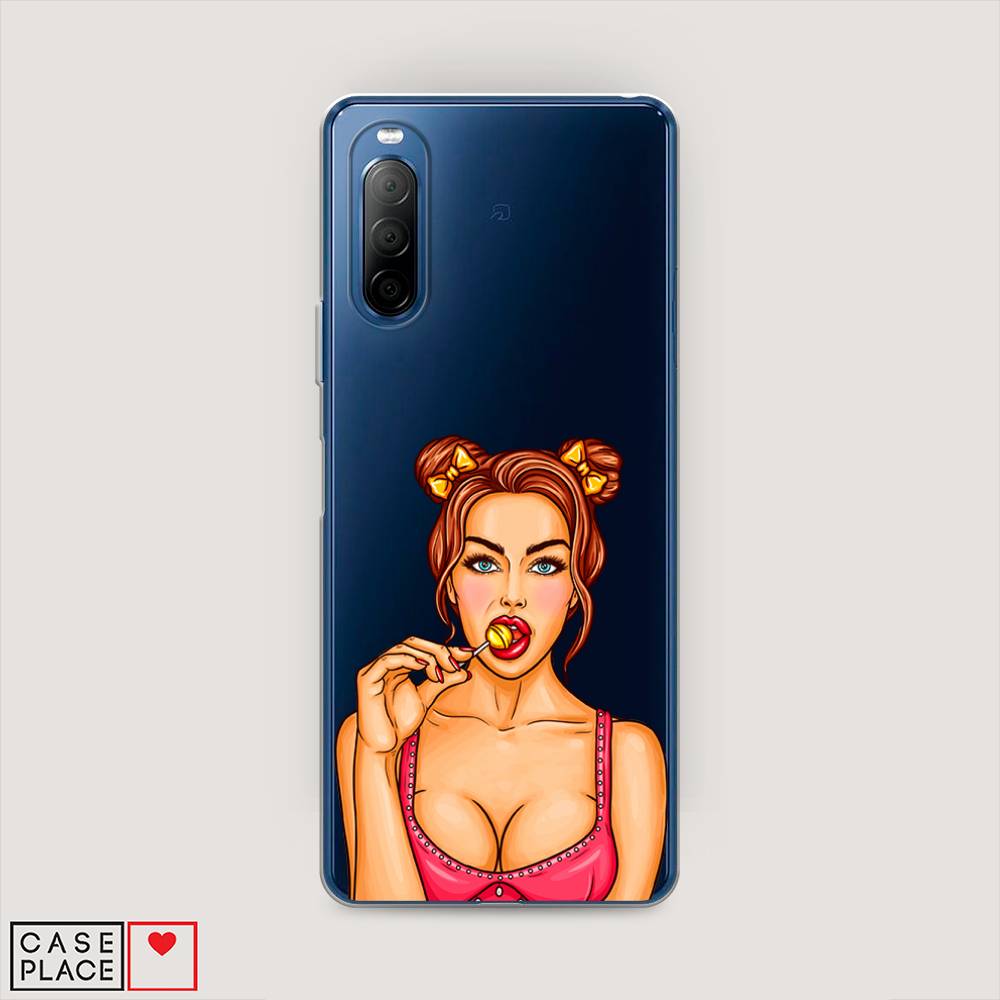 

Чехол Awog на Sony Xperia 10 II "Вкусный леденец", Разноцветный