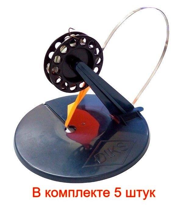 

Жерлица Дикс-2 оснащенная, 5 штук в комплекте, Синий, 120893