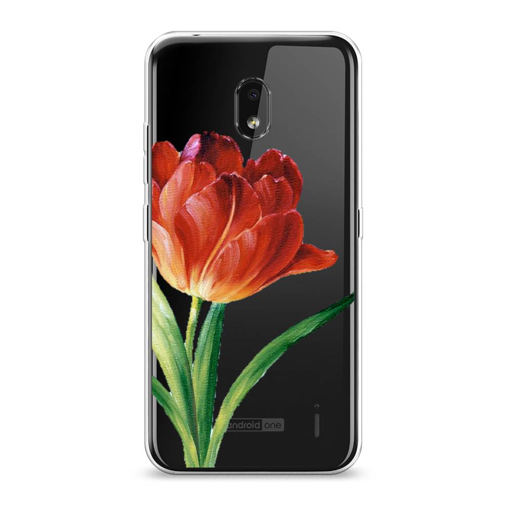

Чехол Awog на Nokia 2.2 / Нокиа 2.2 "Красный тюльпан", 122950-8