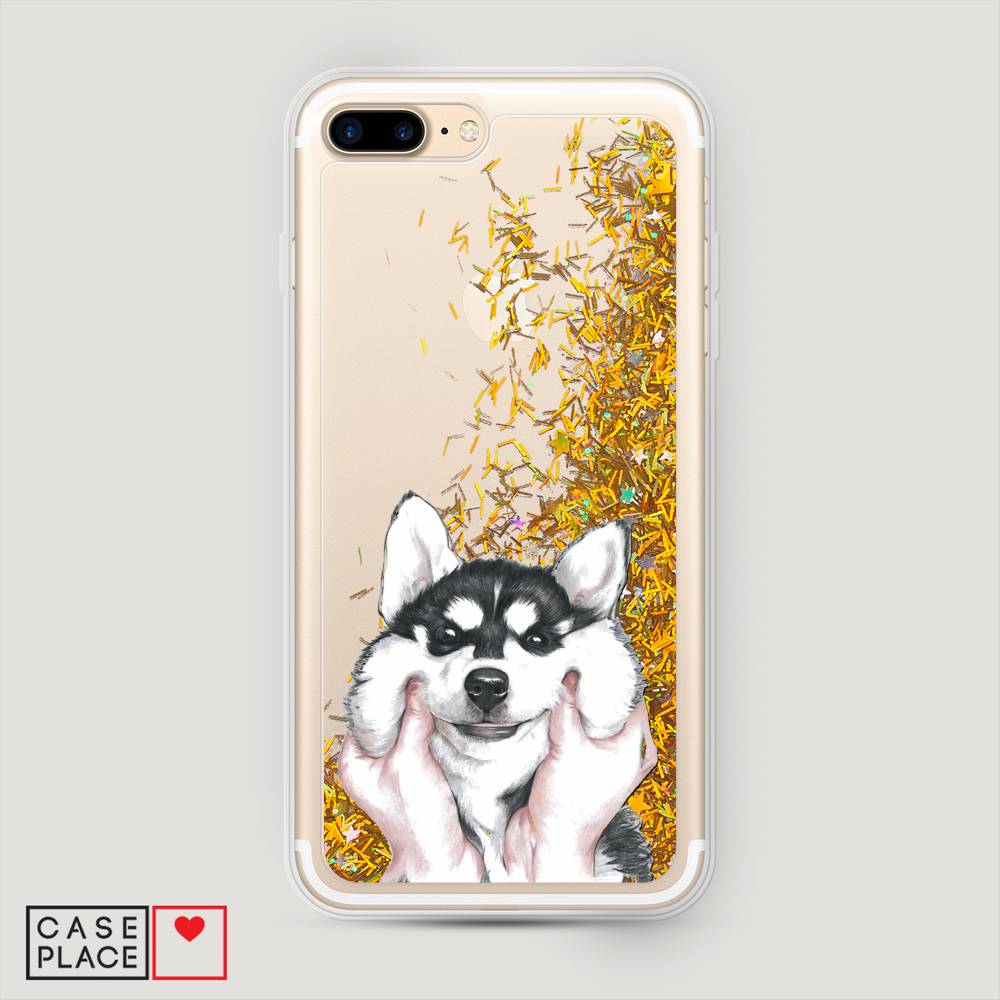 

Чехол Awog на Apple iPhone 8 Plus / Айфон 8 Plus "Щечки хаски", 10990-1