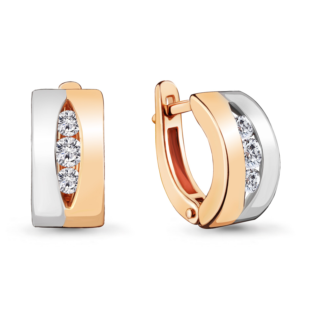 

Серьги из красного золота с бриллиантом Aquamarine Aquamarine 940605к_585_кз, 940605к_585_кз