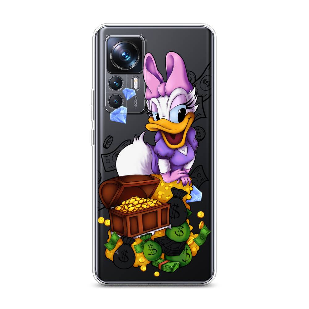 

Чехол на Xiaomi 12T Pro "Rich Daisy Duck", Коричневый;белый;фиолетовый, 315750-6