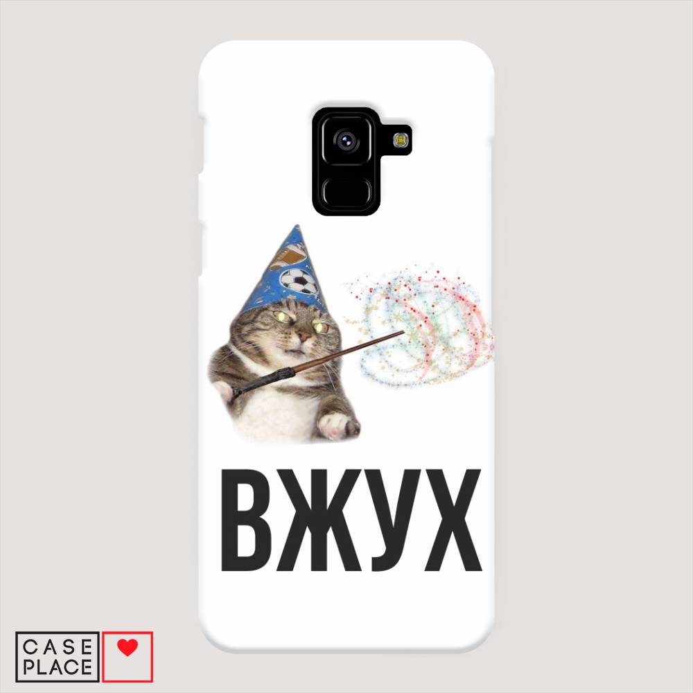 фото Пластиковый чехол "вжух 2" на samsung galaxy a8 2018 awog