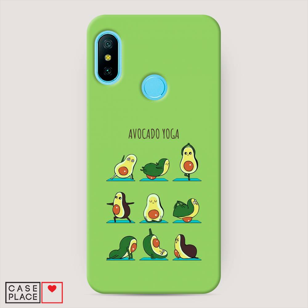 

Пластиковый чехол "Авокадо йога" на Xiaomi Mi A2 Lite, 34220-7