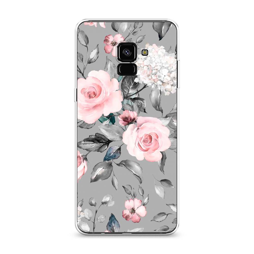 

Чехол Awog "Розы на сером" для Samsung Galaxy A8 +, 25550-8