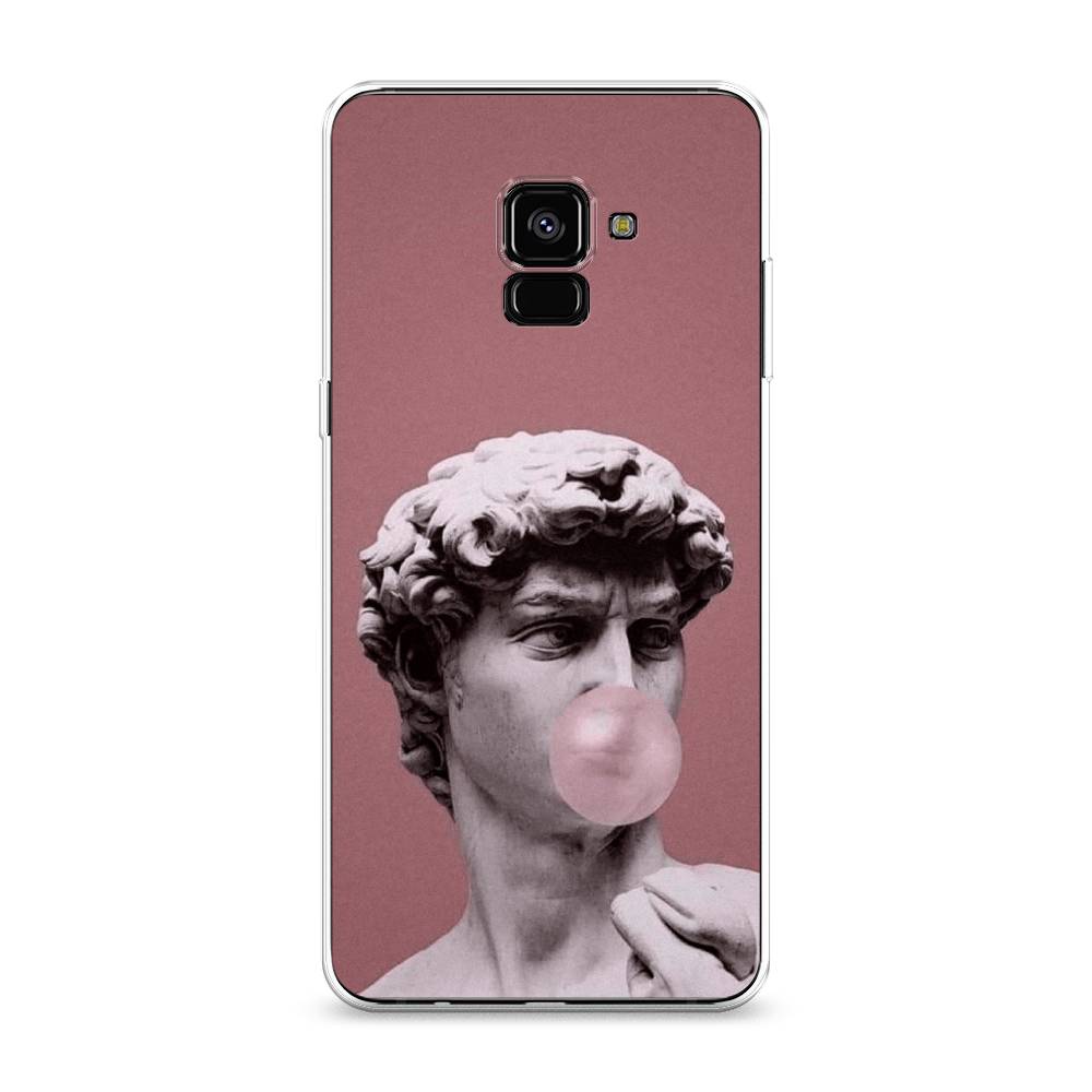 

Чехол Awog на Samsung Galaxy A8 + "Modern David", Синий, 25550-9