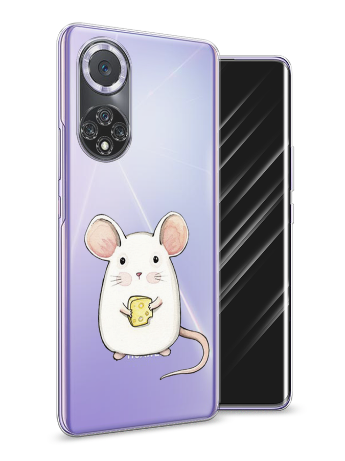 

Чехол Awog на Huawei Nova 9 "Мышка", Белый;розовый;прозрачный, 6106150-1