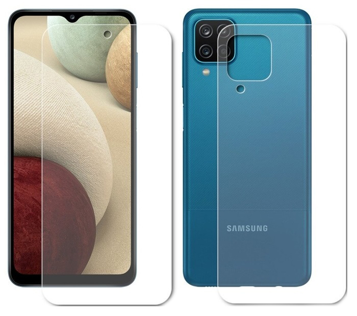 

Гидрогелевая пленка LuxCase для Samsung Galaxy A12 0.14mm Front and Back Matte 86373, Samsung Galaxy A12