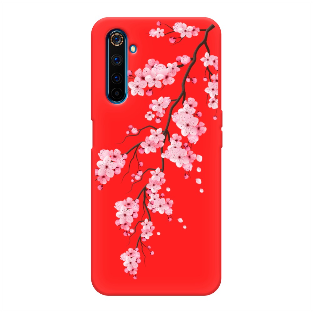 

Чехол Awog на Realme 6 Pro "Розовая сакура", Разноцветный, 252853-1