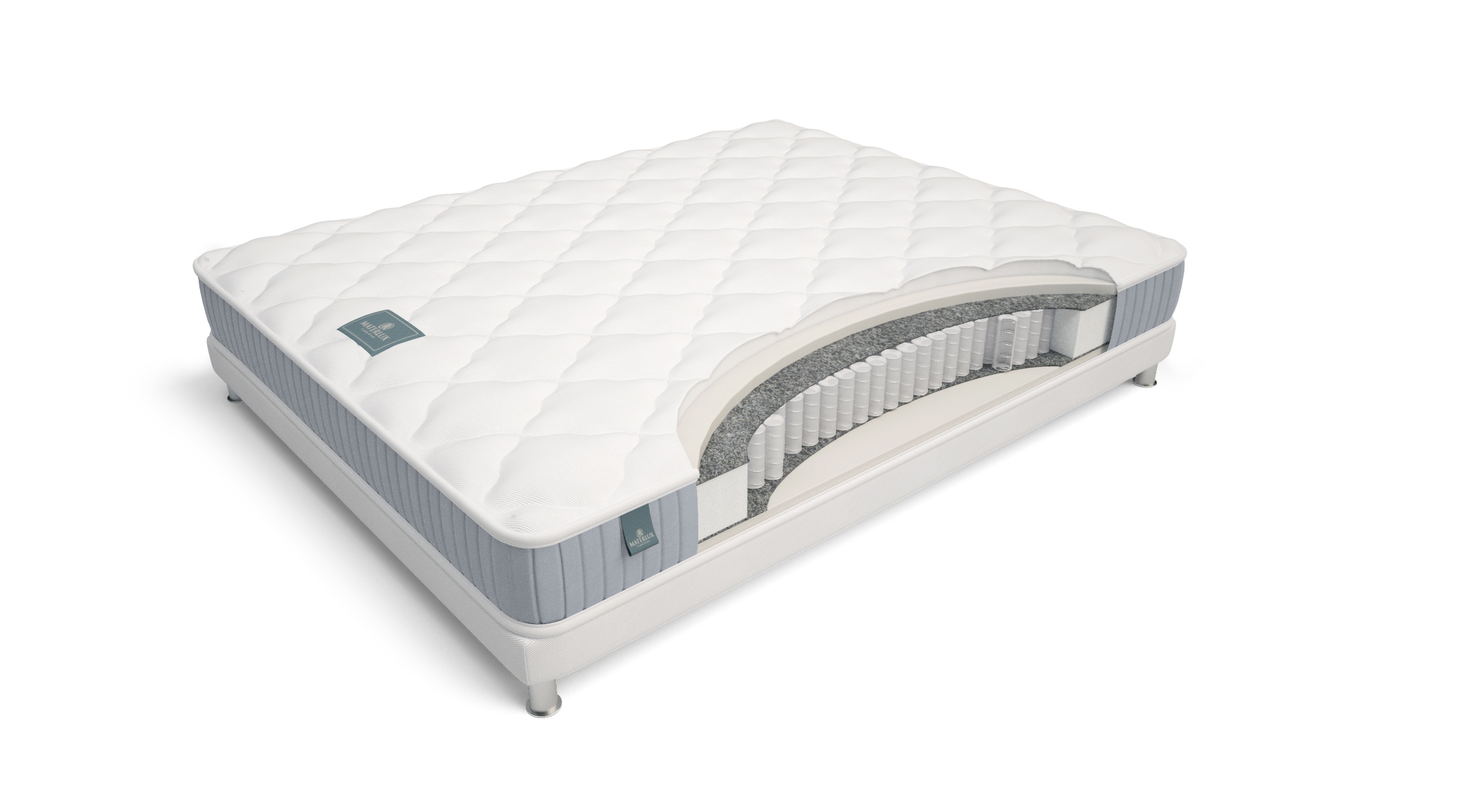 

Матрас Materlux Jasmine 120х200, Белый, Jasmine