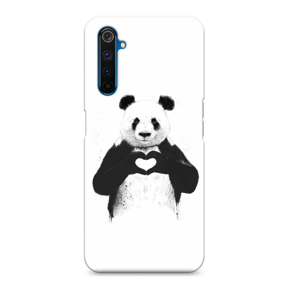 

Пластиковый чехол "Панда love" на Realme 6 Pro, 252820-7