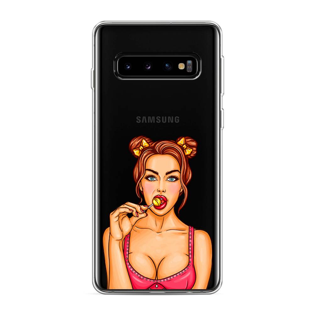 

Чехол Awog на Samsung Galaxy S10 "Вкусный леденец", Разноцветный