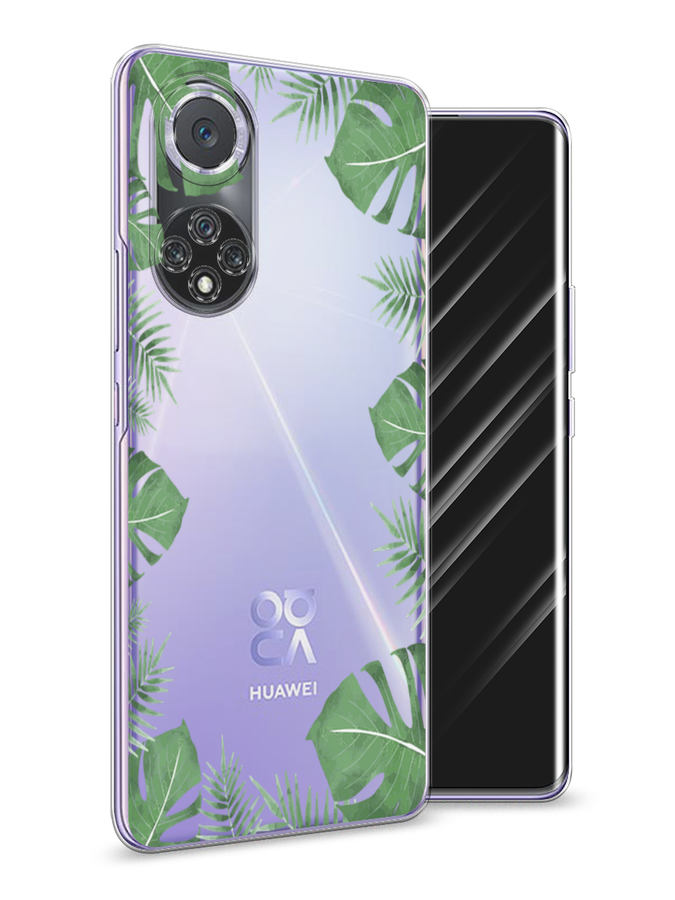 

Чехол Awog на Huawei Nova 9 "Листья папоротника рамка", Зеленый, 6106150-8