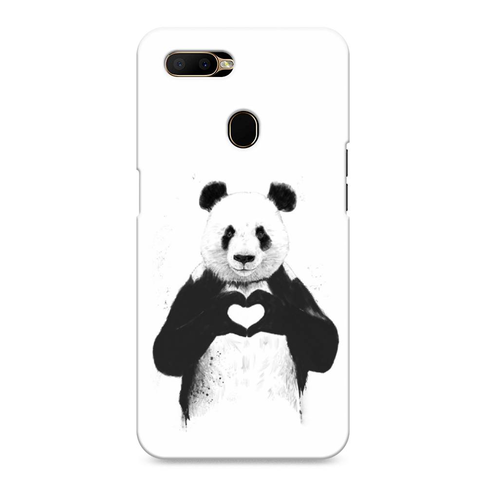 

Пластиковый чехол "Панда love" на Oppo A5s, 252320-7