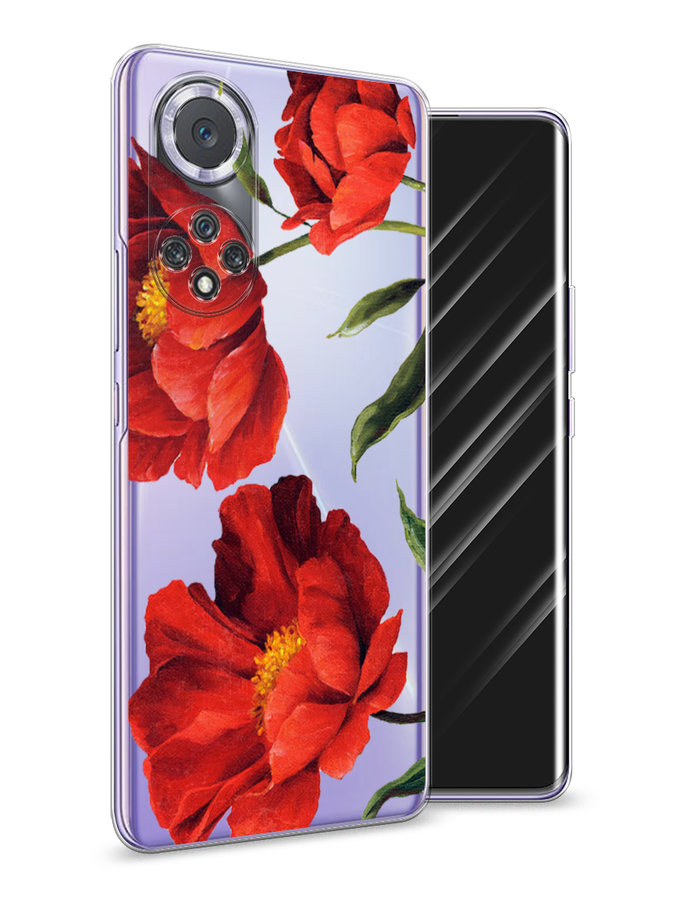 

Чехол Awog на Huawei Nova 9 "Красные маки", Красный, 6106150-8