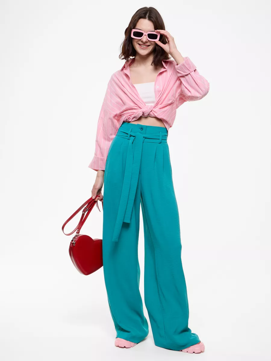 

Брюки женские VAMPONI 26-23-МН зеленые 44 RU, Зеленый, 26-23-МН