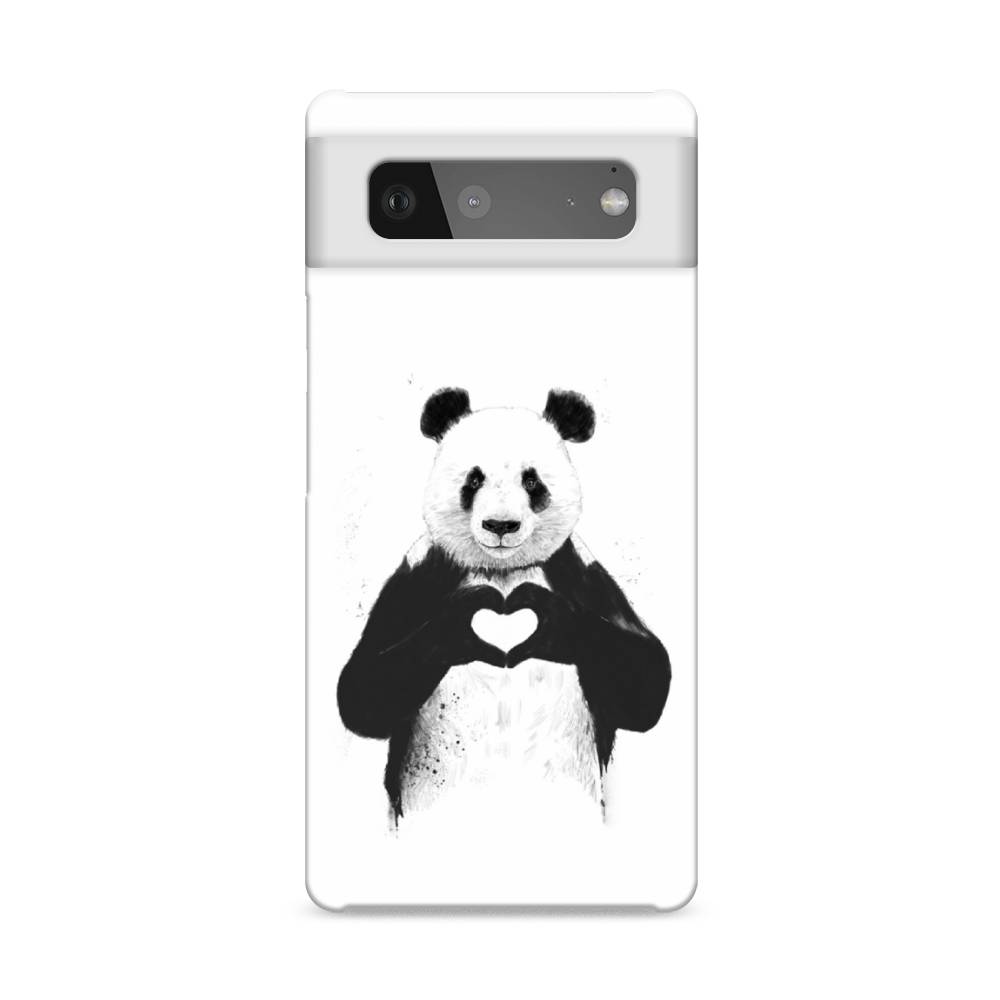

Пластиковый чехол "Панда love" на Google Pixel 6, 270820-7