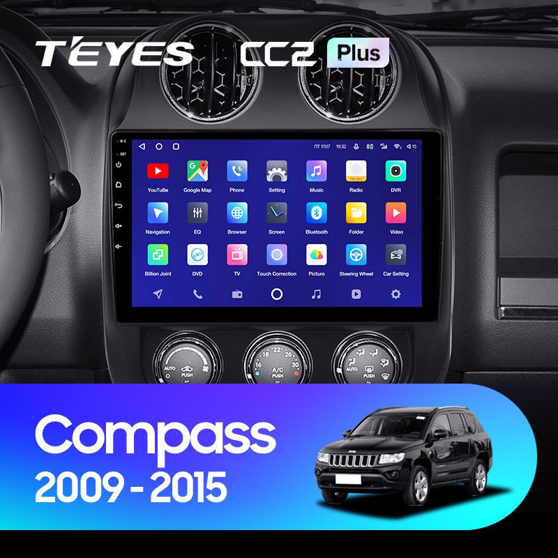

Штатная магнитола Teyes CC2 Plus 6/128 Jeep Compass 1 MK (2009-2015), CC2 Plus