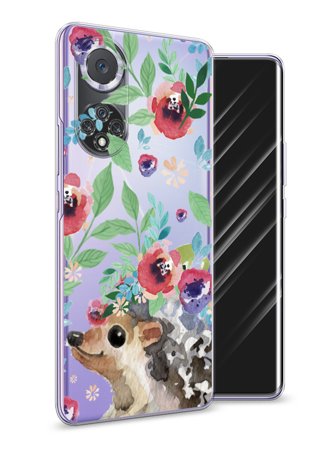 

Чехол Awog на Huawei Nova 9 "Ежик в цветах акварель", Розовый;зеленый;коричневый, 6106150-2