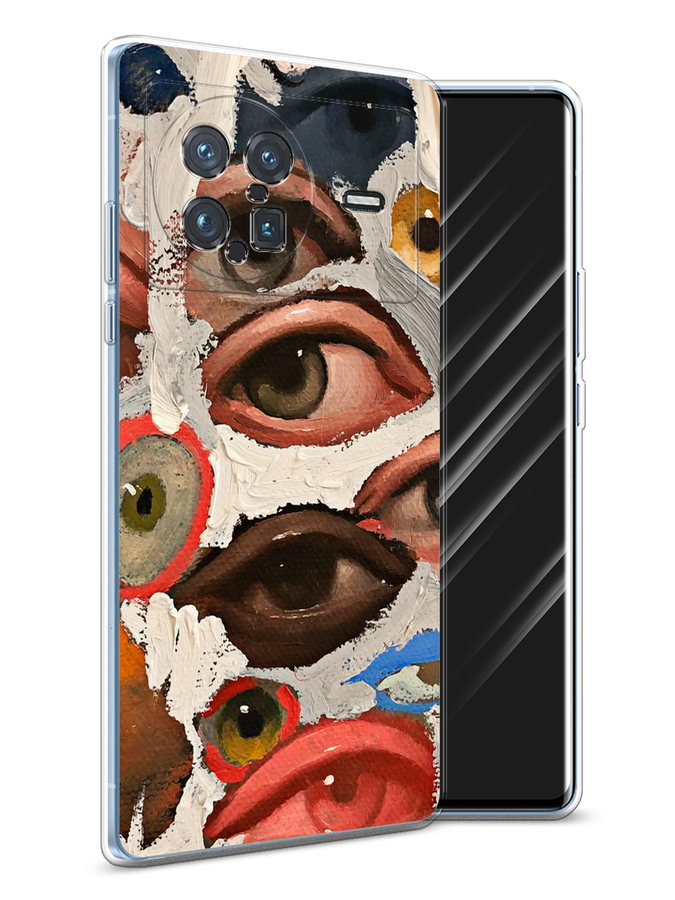 

Чехол Awog на Vivo X Note "Глаза масляная живопись", Разноцветный, 266950-7
