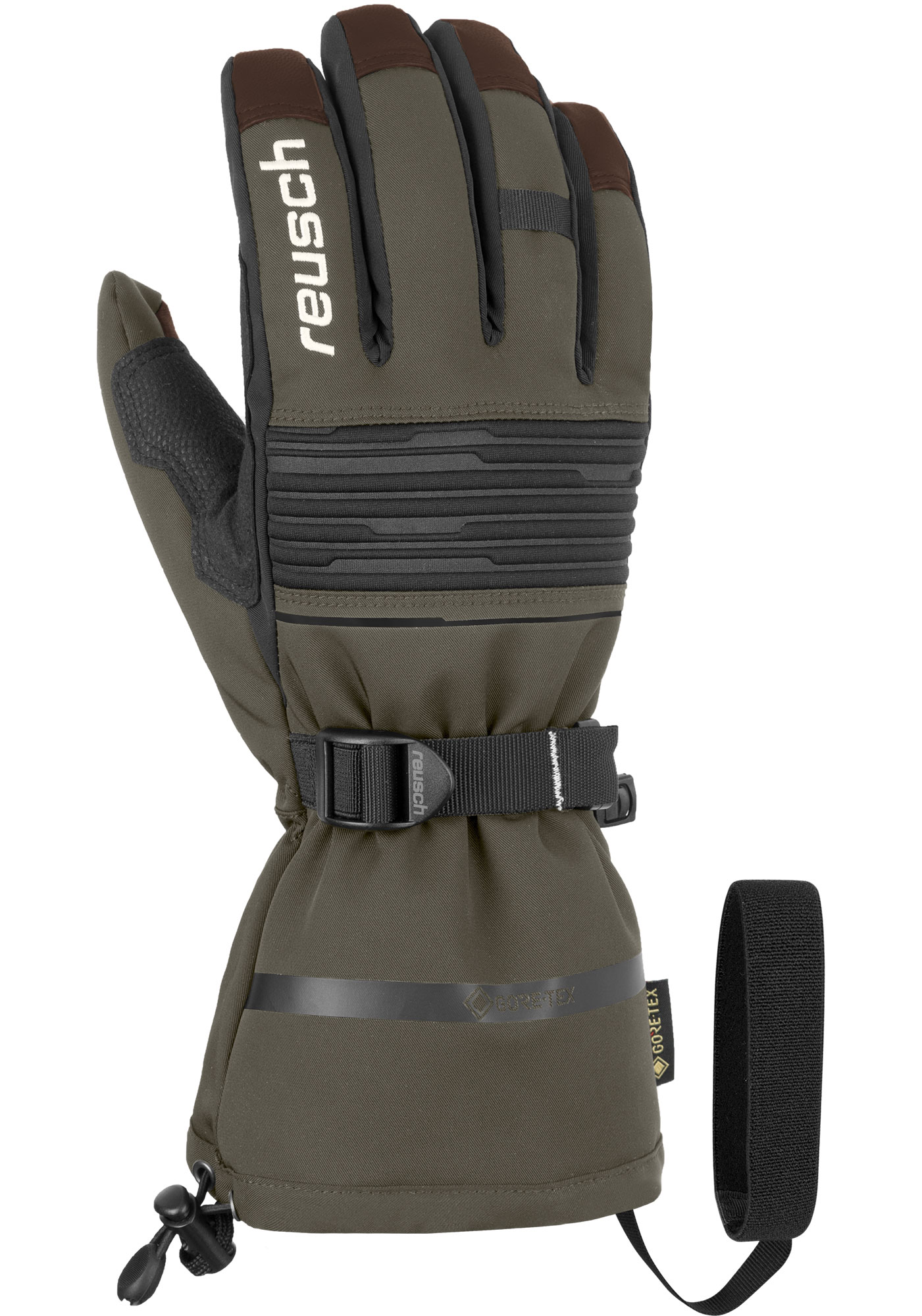 

Перчатки Горнолыжные Reusch Isidro Gtx Burnt Olive/Dark Brown (Inch (Дюйм):9), Коричневый;зеленый, Isidro Gtx