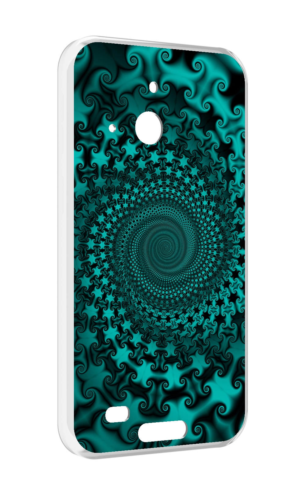

Чехол MyPads зеленый-гипноз для Oukitel WP20 / WP20 Pro, Прозрачный, Tocco