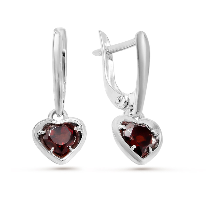 

Серьги из серебра с гранатом Pepela Jewelry PJ2-029