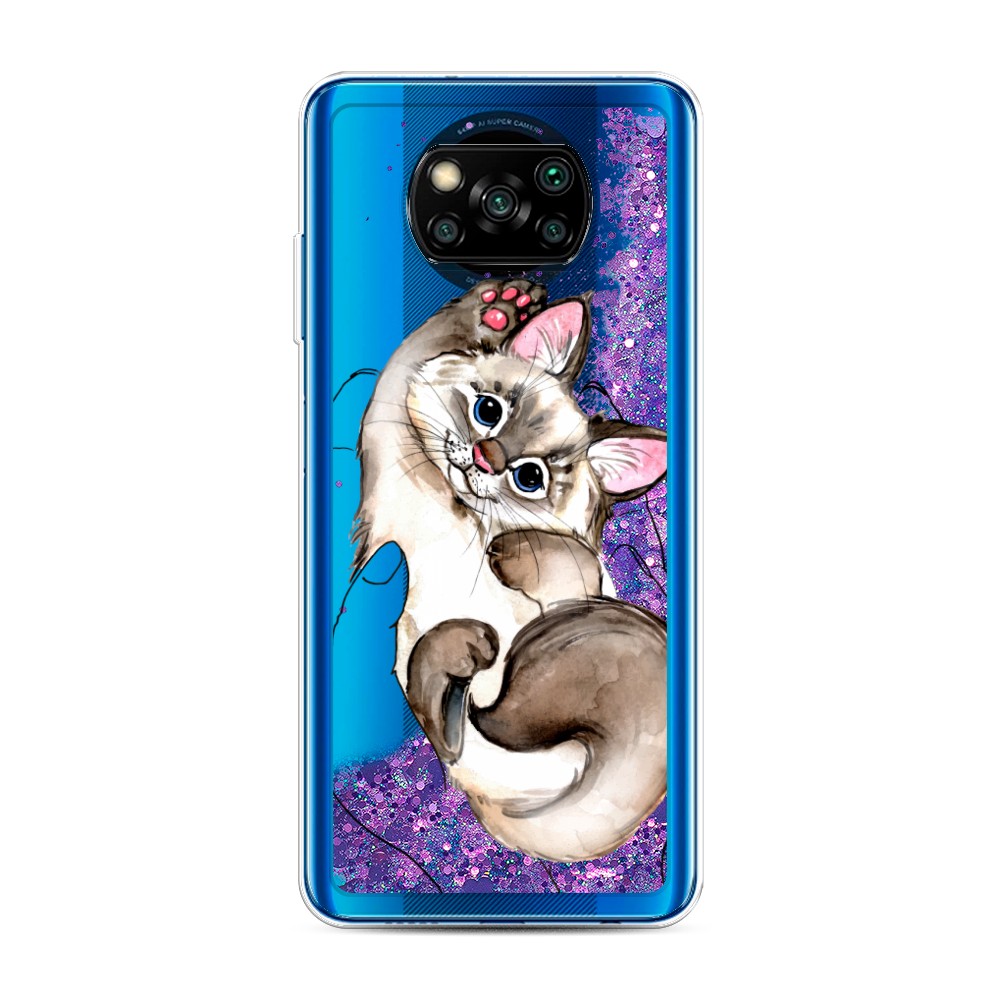

Чехол Awog на Poco X3/X3 Pro "Котенок в ладошках", Разноцветный, 39292-1