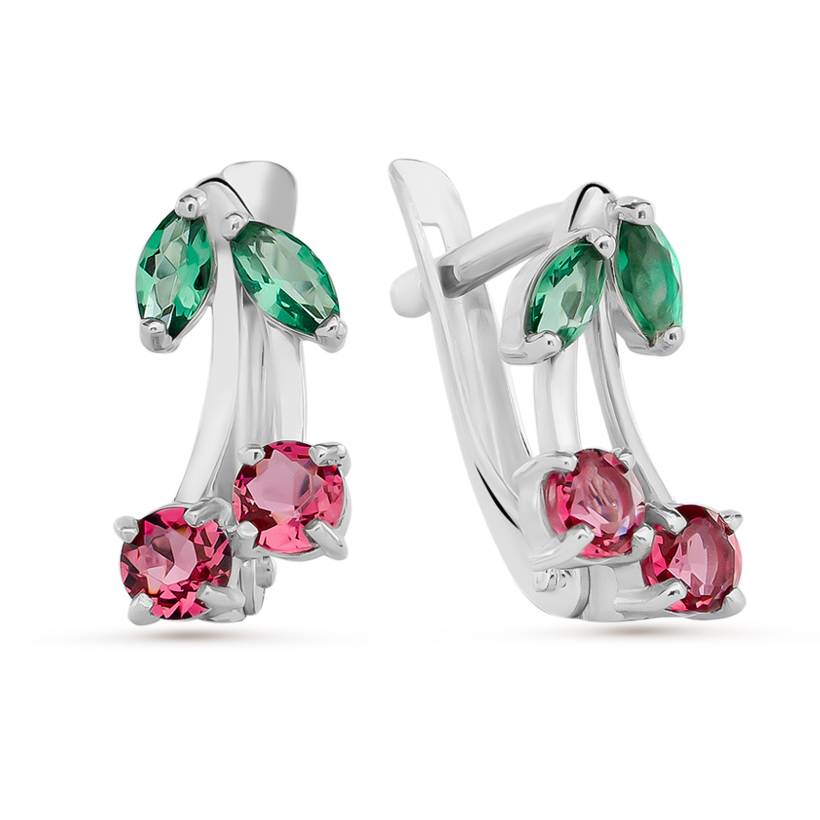 

Серьги из серебра с фианитом Pepela Jewelry Z2-9811, Z2-9811