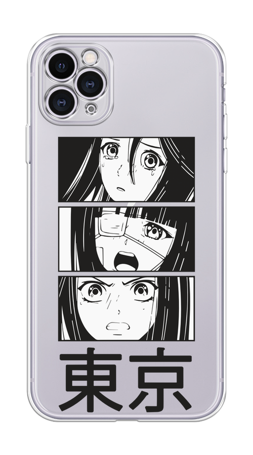 

Чехол на Apple iPhone 11 Pro "Tokyo girls", Белый;черный;прозрачный, 12350-1