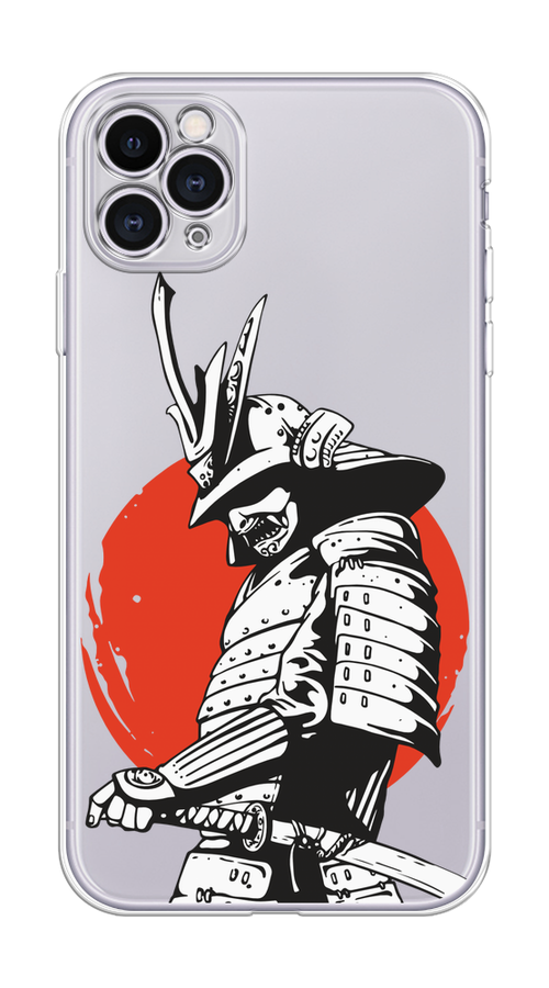 

Чехол на Apple iPhone 11 Pro "Самурай с катаной", Черный;красный;белый, 12350-1