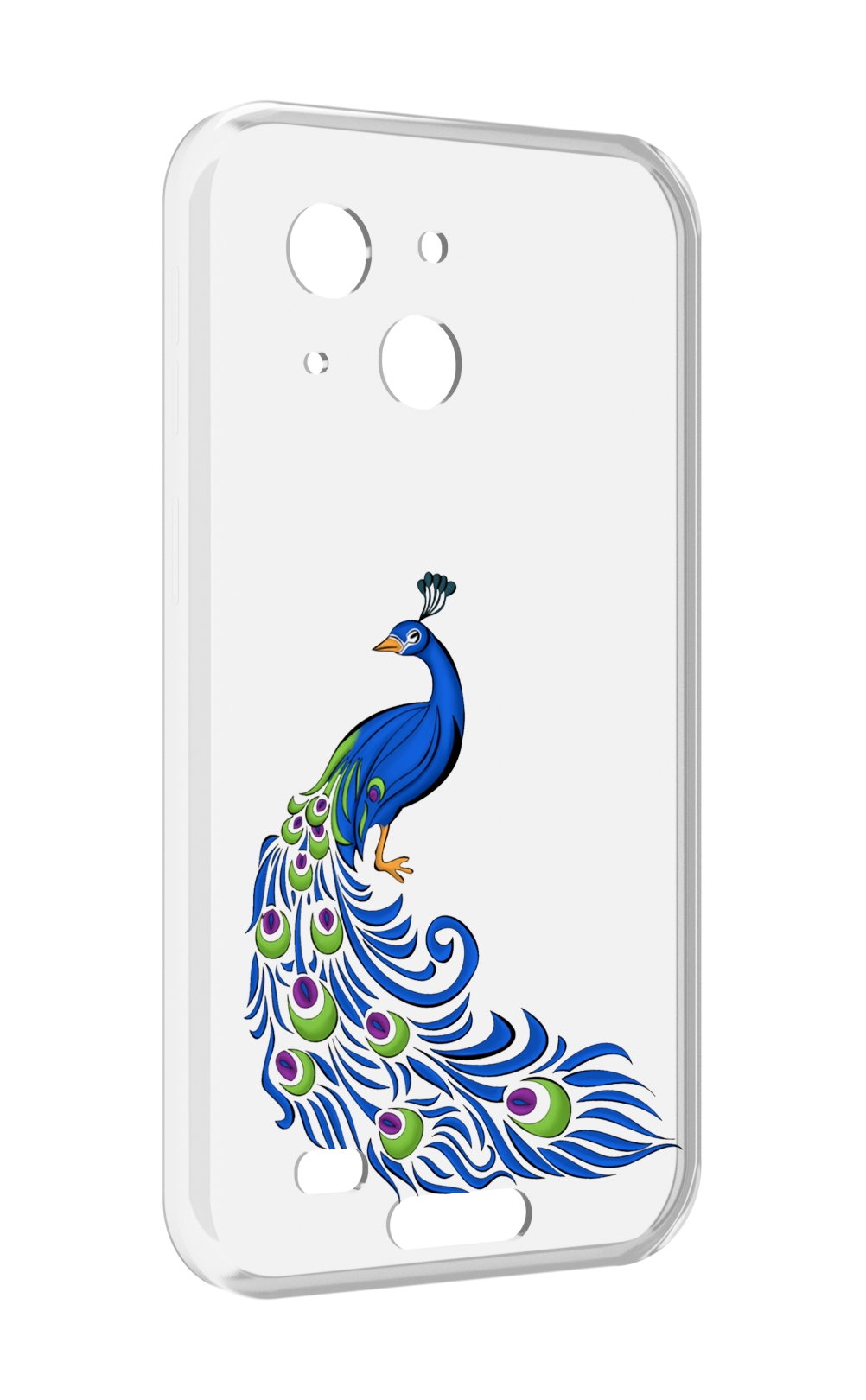 

Чехол MyPads жарптица-голубая для Oukitel WP20 / WP20 Pro, Прозрачный, Tocco
