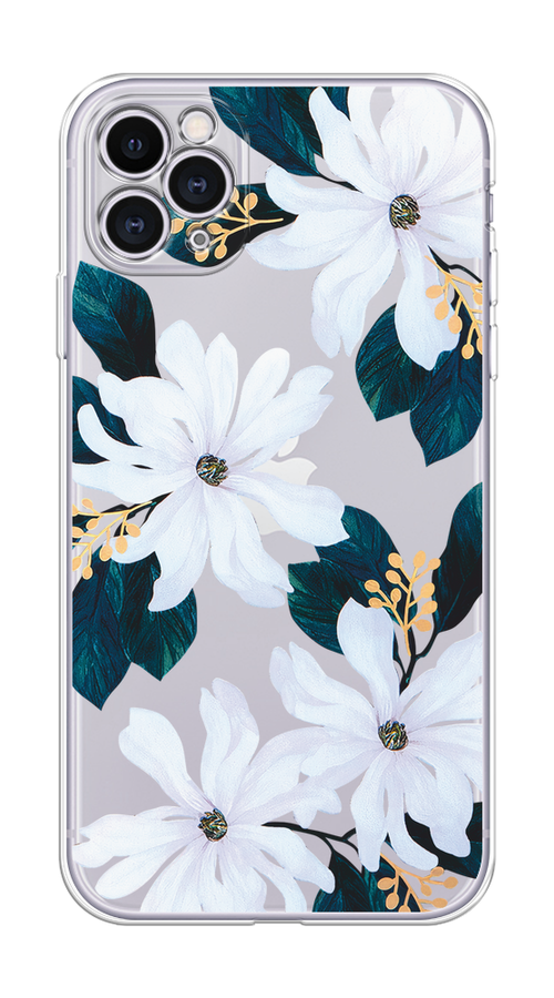 

Чехол на Apple iPhone 11 Pro "Delilah Flower", Зеленый;белый, 12350-1