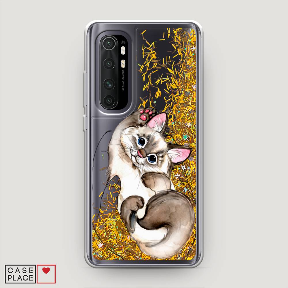 

Чехол Awog на Xiaomi Mi Note 10 Lite "Котенок в ладошках", Разноцветный, 38490-1