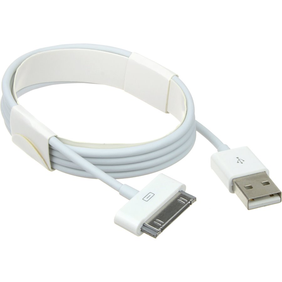 фото Шнур usb дата-кабель совместимый с iphone 4 0,8м радиосфера