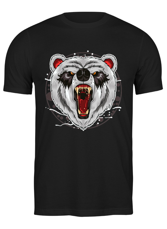 

Футболка мужская Printio panda черная L, Черный, panda